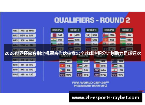 2026世界杯官方指定机票合作伙伴推出全球球迷积分计划助力足球狂欢